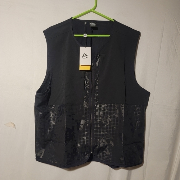 UNDER ARMOUR Men's UA STORM Steph Curry Utility Full-Zip Golf Vest Size 2XL - Picture 1 of 6
